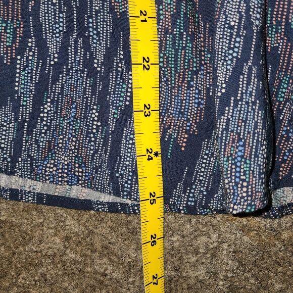 Aeropostale Neon Pointillism Skater Dress Neon Navy sz small babydoll y2k flowy - Picture 11 of 14